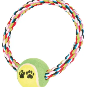 TRIXIE Denta Fun Tennisball am Seil Ausverkauf